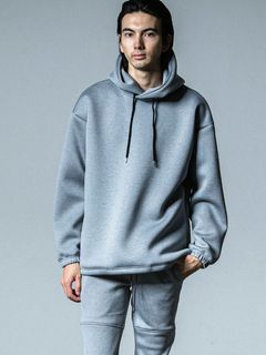 CARDBOARD HOODIE  (グレー)  ダンボールニット パーカー