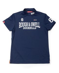 【LADIES】 DUCKBILLS MOCK W.  (ネイビー) ロゴモックネック   RSL-21013