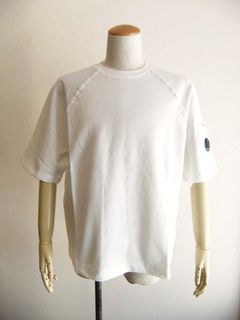 LIGHT FLEECE S/S SWEATSHIRT  (ホワイト) クルーネック半袖 スウェットシャツ