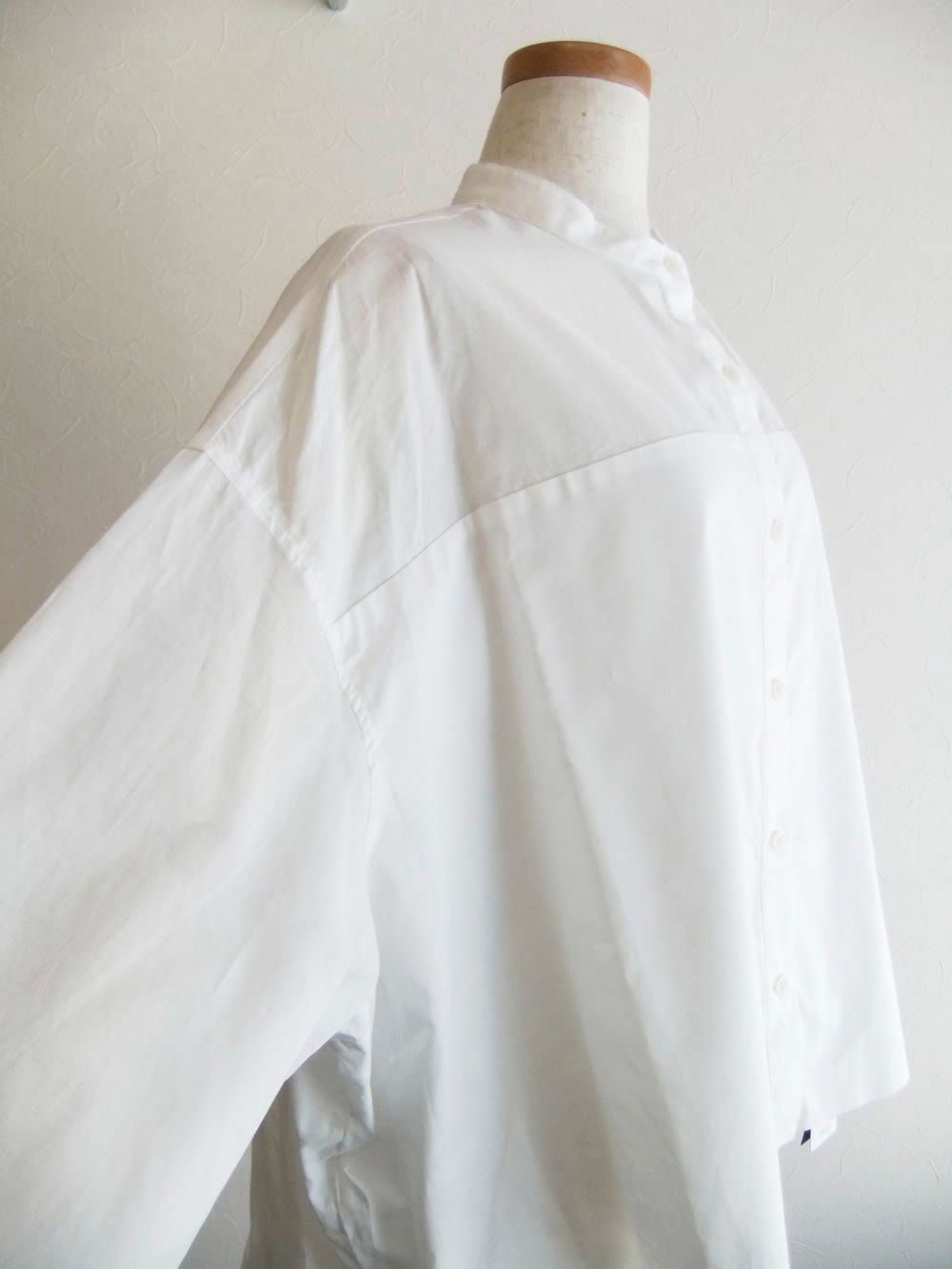 綿ローン ワイド オーバー ブラウス   A149002M