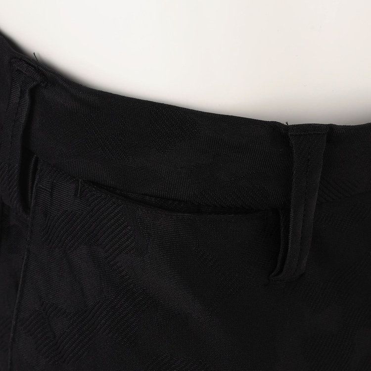 MENS CAMO JQ PANTS (ブラック) カモ柄 ストレッチパンツ