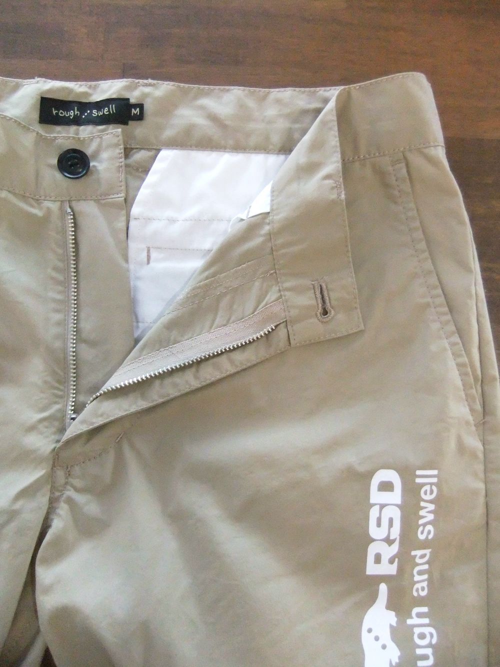 SASUKE PANTS (ベージュ) リブ ストレッチ パンツ   RSM-22063