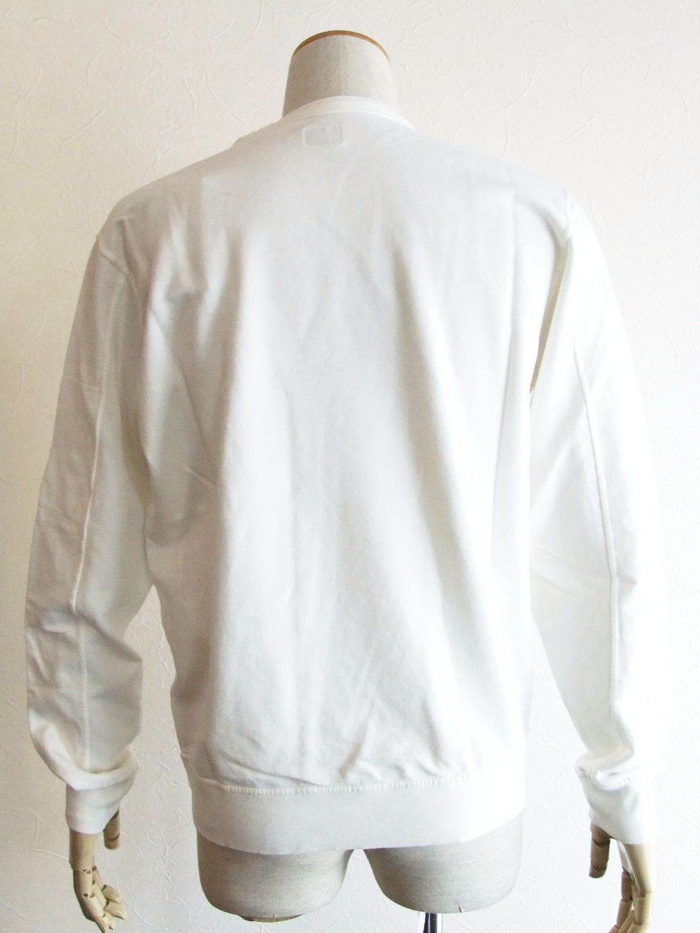 LIGHT FLEECE  SWEATSHIRT   ( ホワイト )  クルーネック スウェットシャツ