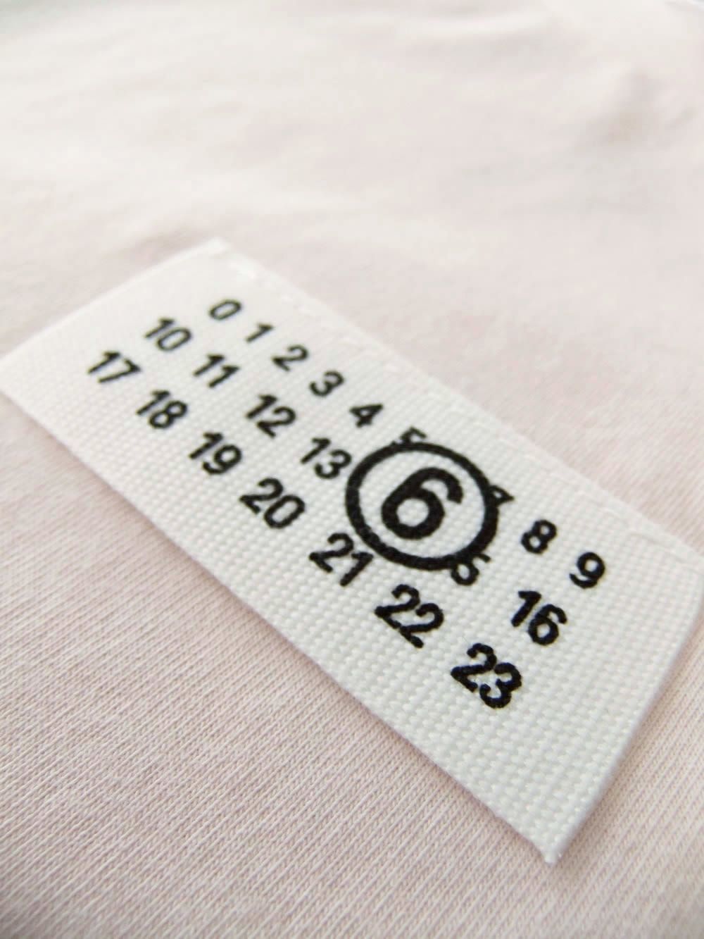 《MM➅》 Maison Margiela 6 LOGO TAG T-SHIRT   ナンバリング Tシャツ
