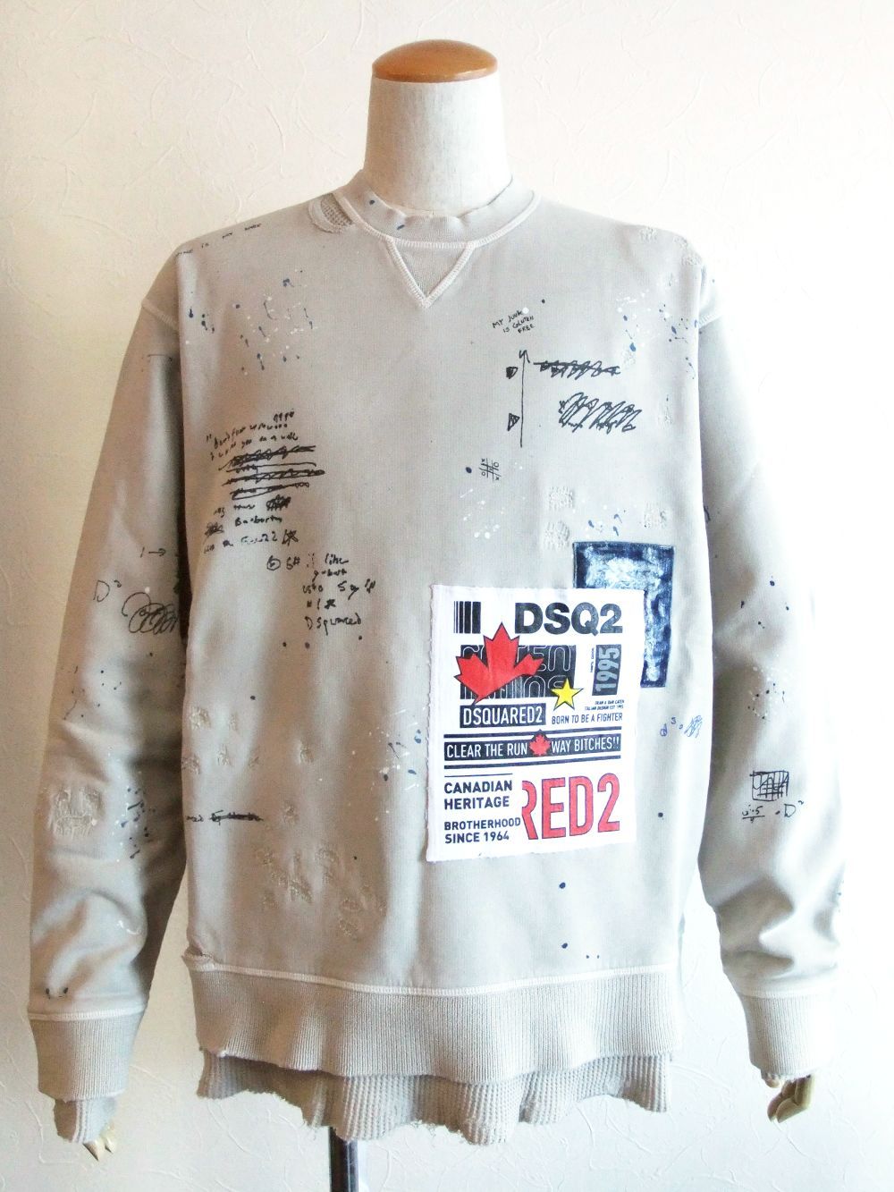 Dsquared2 - PATCH COOL SWEATER スウェットプルオーバー
