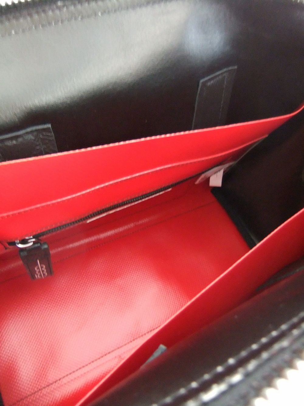 BAULETTO GRANDE  COOL BAG  ZIP 付きレザー トート バッグ (カモフラ柄)