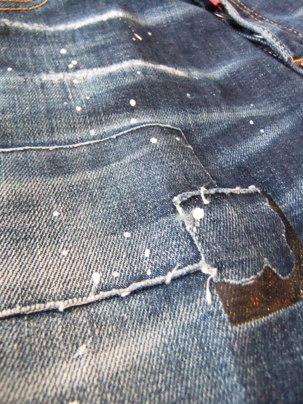 DARK TOPPA WASH SKATER JEANS  スケーター ジーンズ   S71LB1368