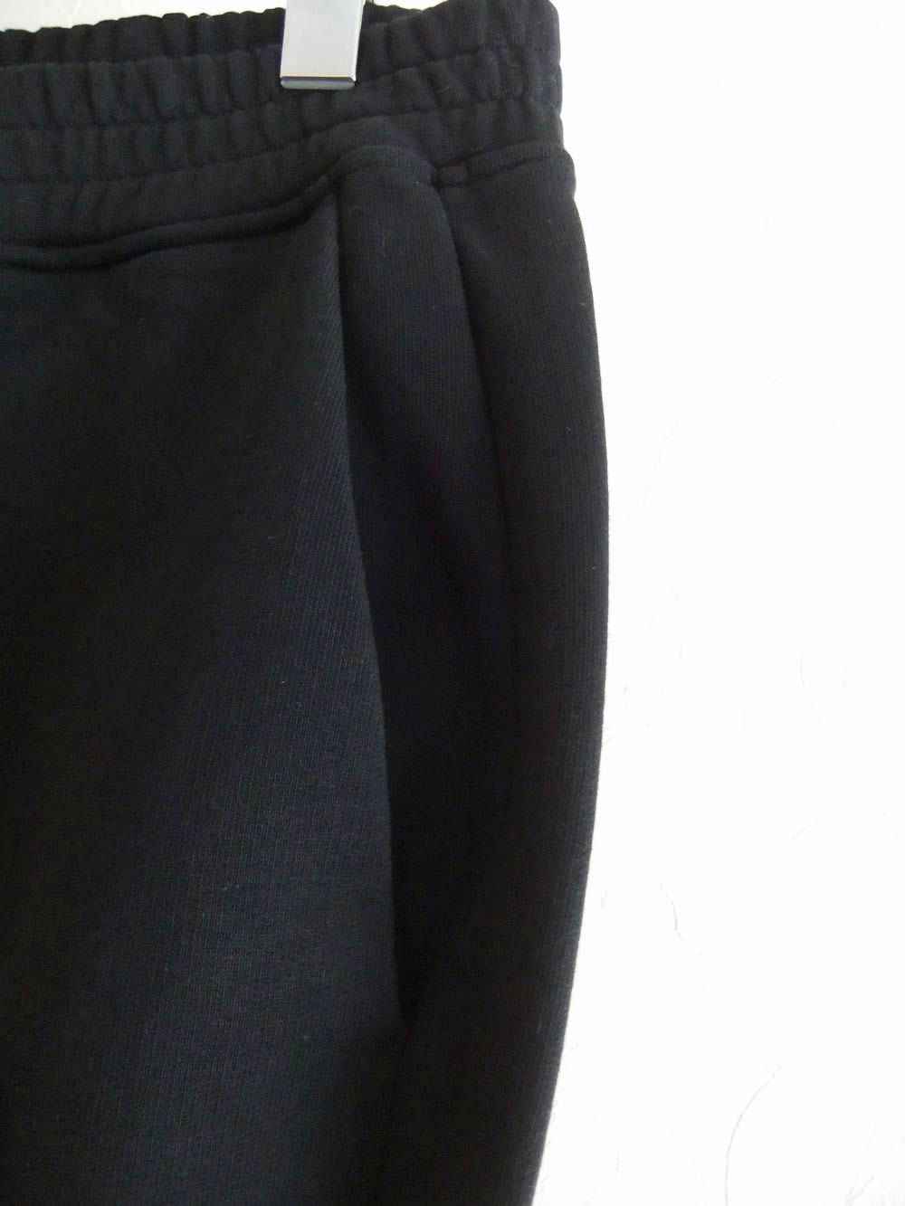 COTTON PANT OVER   (ブラック)  スウェットパンツ