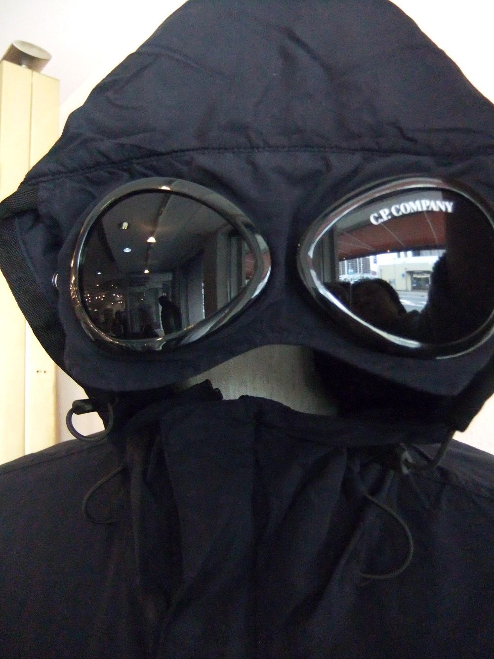 FLATT NYLON GOGGLE JACKET  ジップアップ フード付き ブルゾン