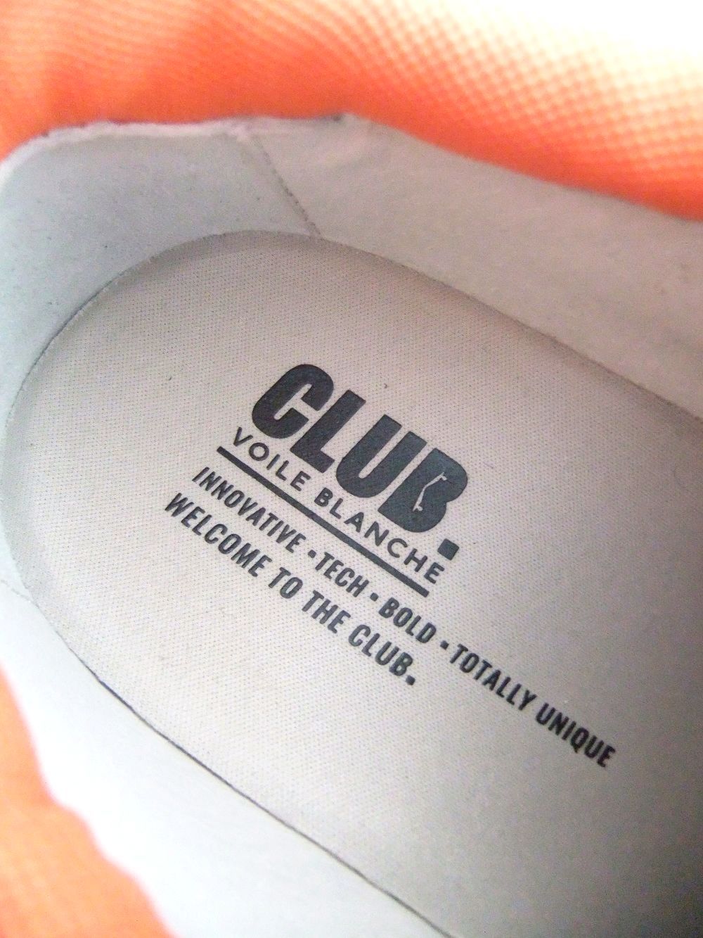 CLUB 01  ナイロン×スエード  ダッドスニーカー    ( ブラック×オレンジ)