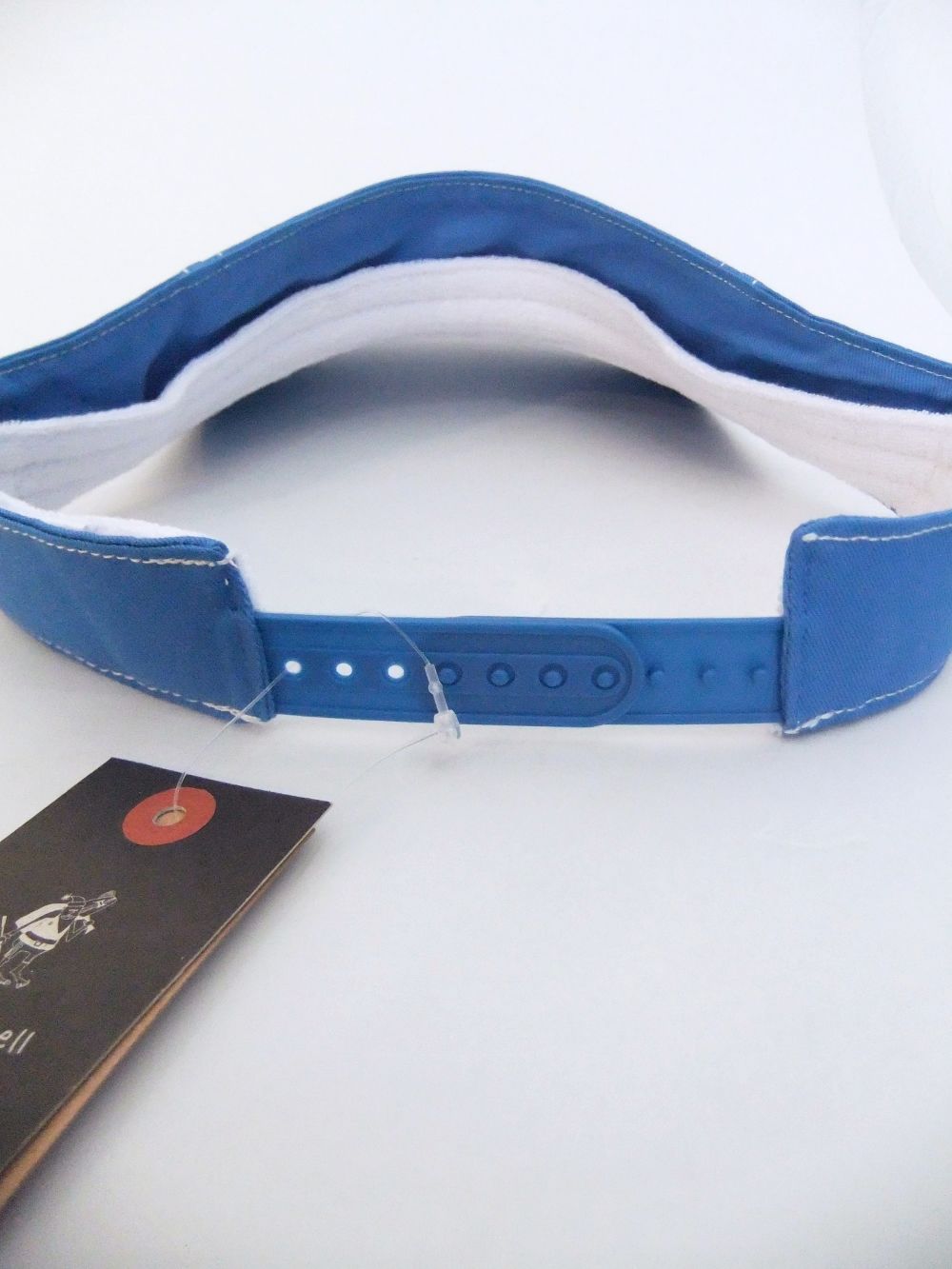 SIMPLE LOGO VISOR ( ブルー) ロゴ入りサンバイザー  RSA-21013