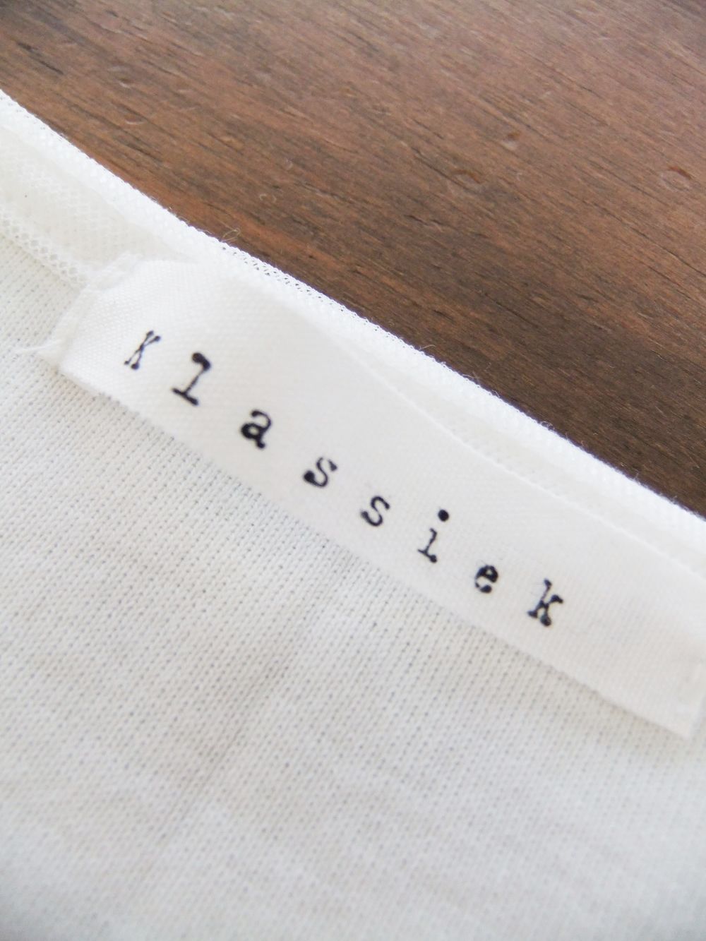 【Klassiek】 コットン スリーブレス Tシャツ  K137502M （ホワイト）