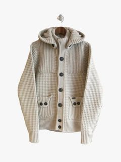 BOMBER (ベージュ)  ローゲージ ニット ブルゾン