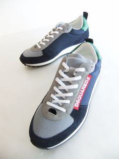 NEW RUNNER HIKE SNEAKERS  ロゴ スニーカー  S82SN0081 (ネイビー)