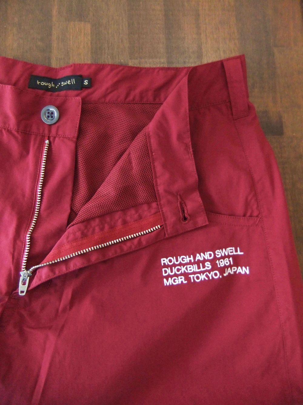 MGR SHORTS (レッド)  コットンストレッチ ハーフパンツ   RSM-23056