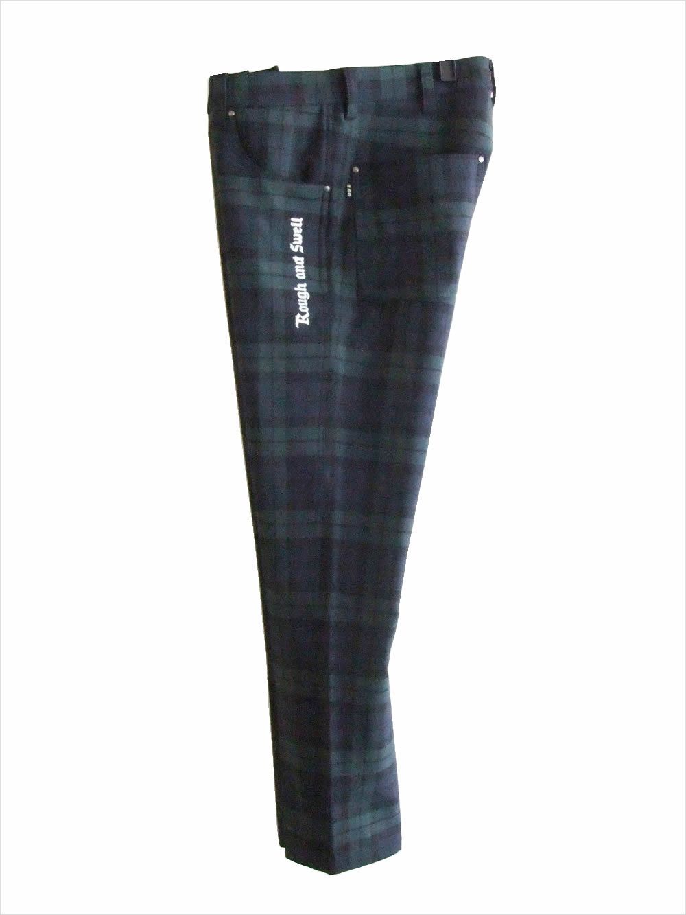 WILLIAM PANTS (ブラックウオッチ)  ストレッチ チェック柄パンツ   RSM-22258