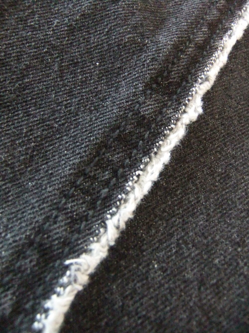 【jeune】 サイドライン入り ワイド コクーン デニム   J146601M
