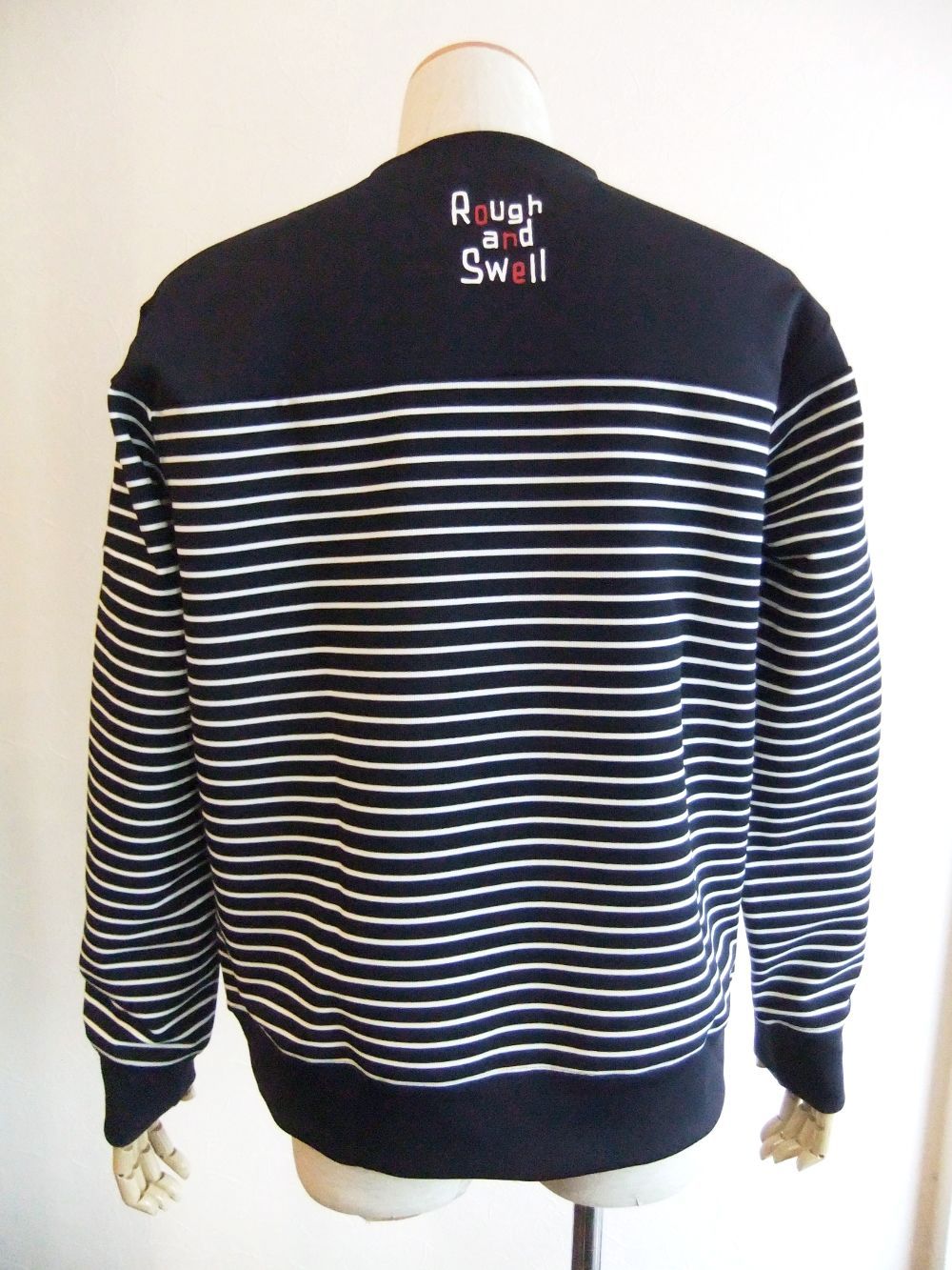 PABLO SWEAT  ボーダー柄スウェットシャツ ( ネイビー )  RSM-22215