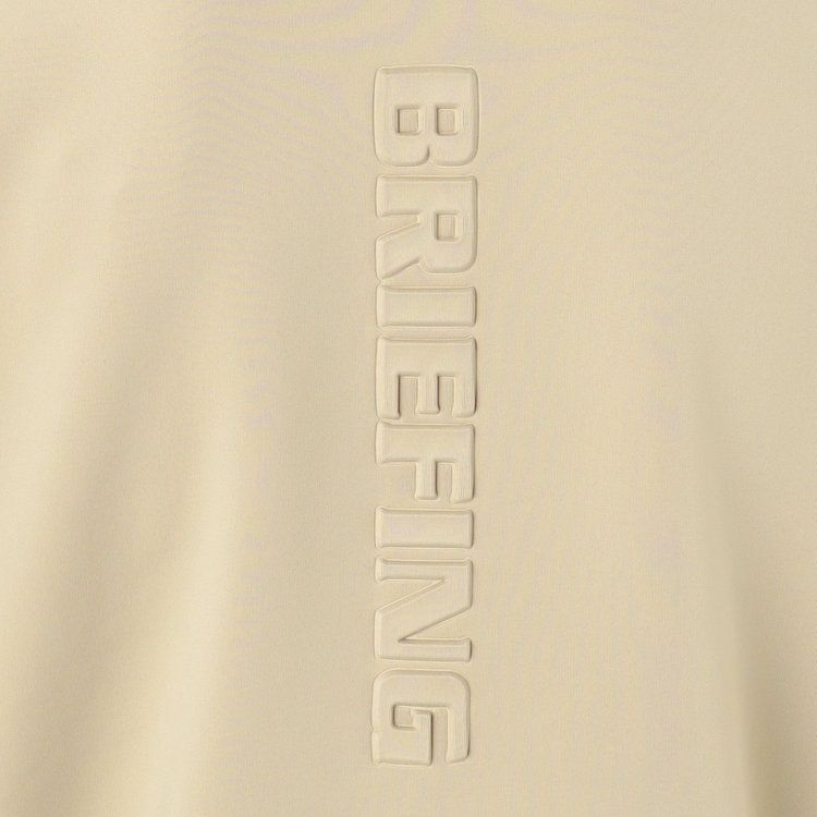 MENS 3D LOGO PARKA （ベージュ）  ストレッチ ロゴ パーカー