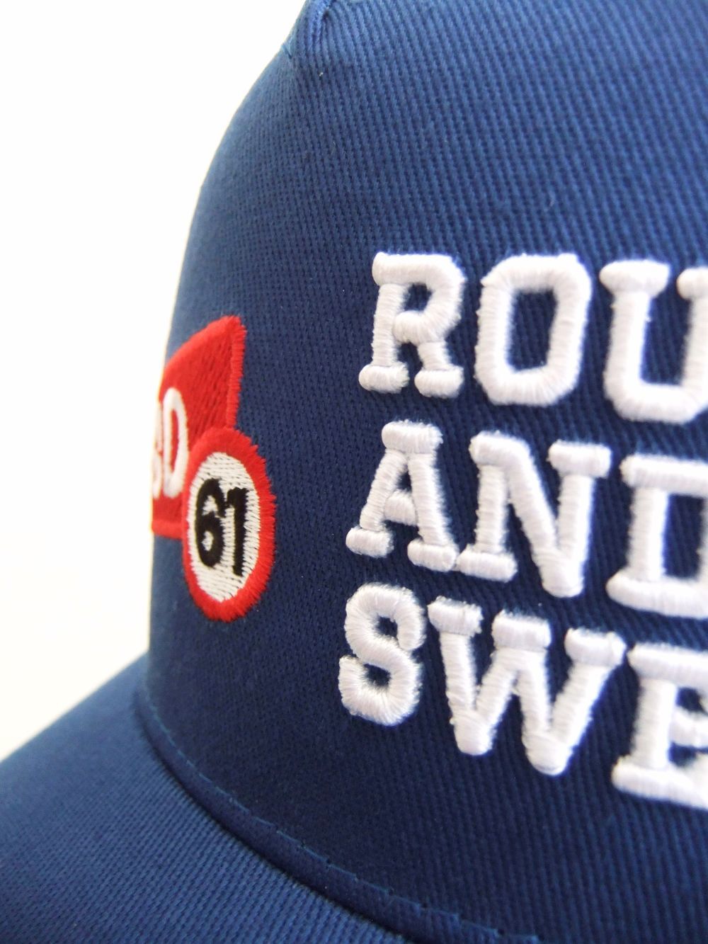 RED IRON MESH CAP  (ブルー)   ロゴ入りキャップ    RSA-24005