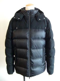 WOOL/NYLON コンビネーション ダウンブルゾン
