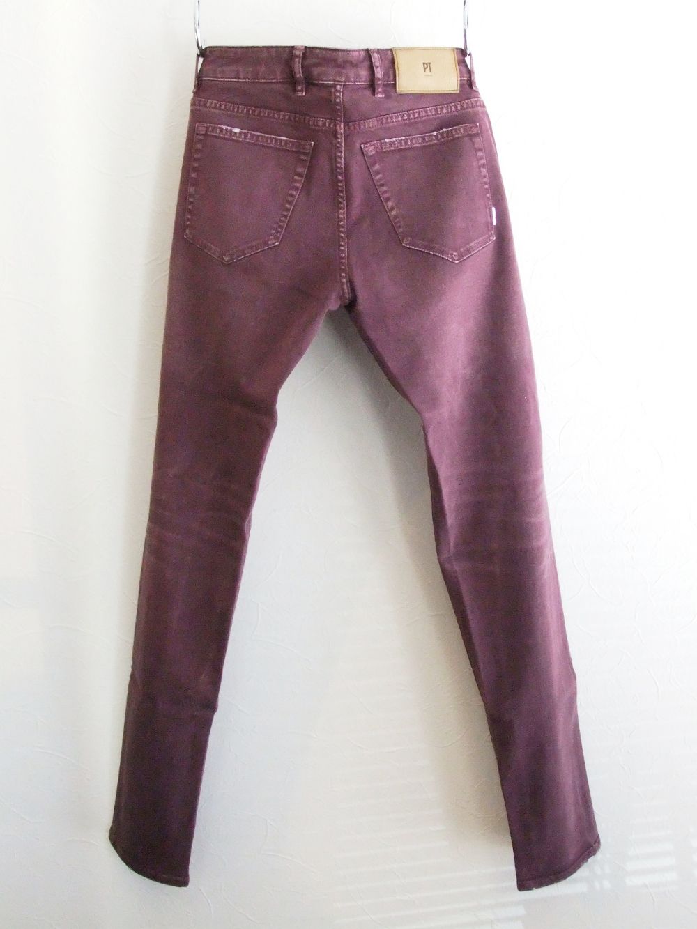 PT TORINO DENIM  SOUL  スリム フィット デニム  (ボルドー)