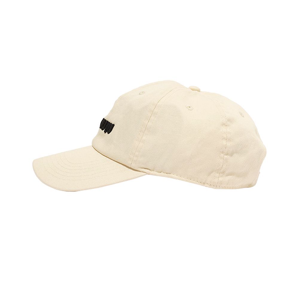HOMMAGE LOGO CAP (ライトベージュ)  ロゴ キャップ