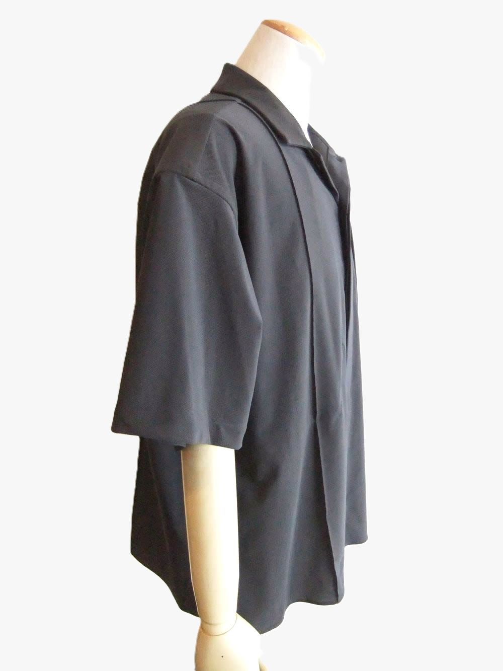 AIR TOOL S/S OVER LAYER  (グレー)  コンパクトメッシュ ショートスリーブシャツ