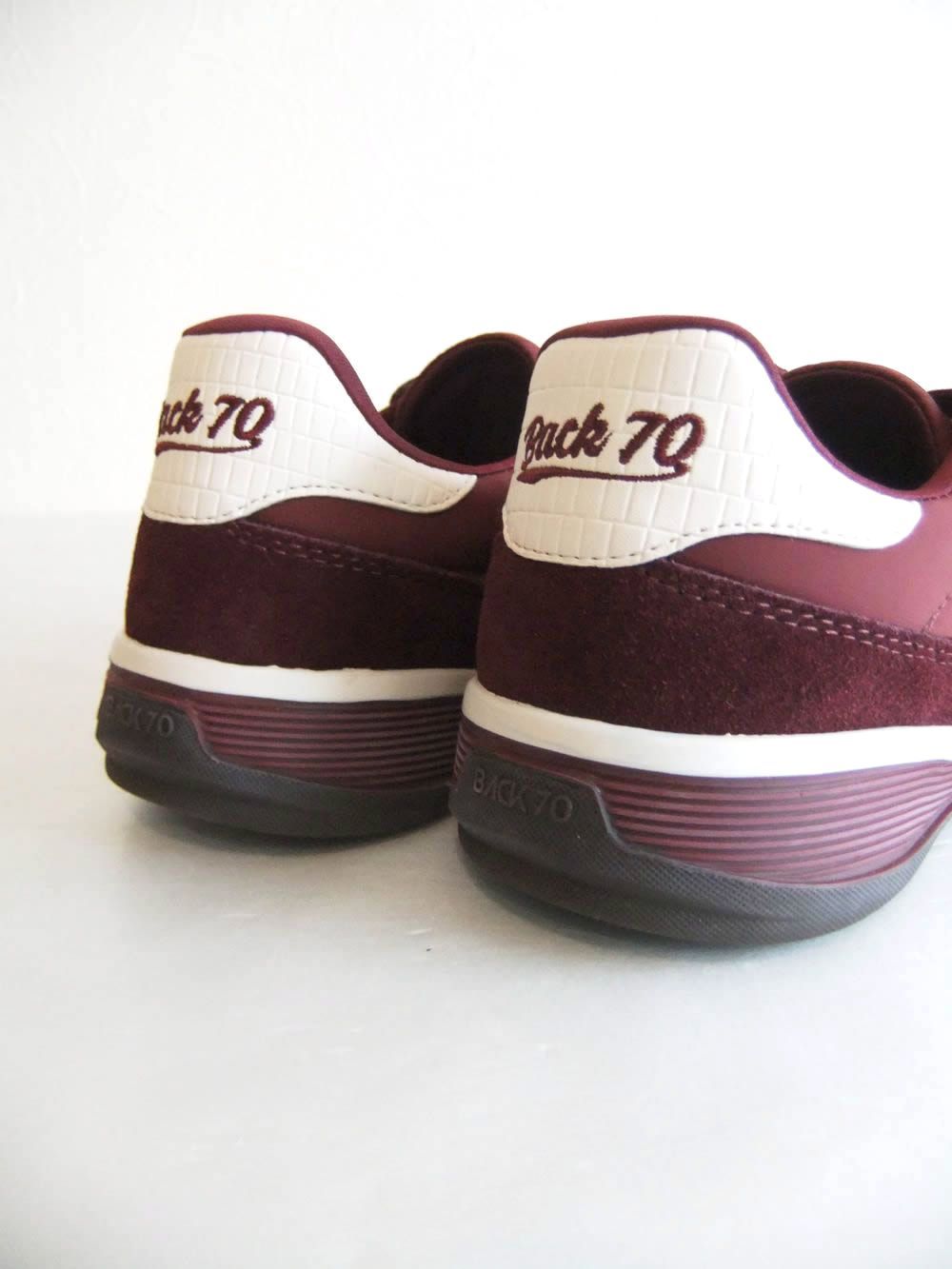 【BACK70】 FIRE BALL SPONGY NYLON BUTTER 70  （ワイン） ファイヤーボール ナイロン スニーカー