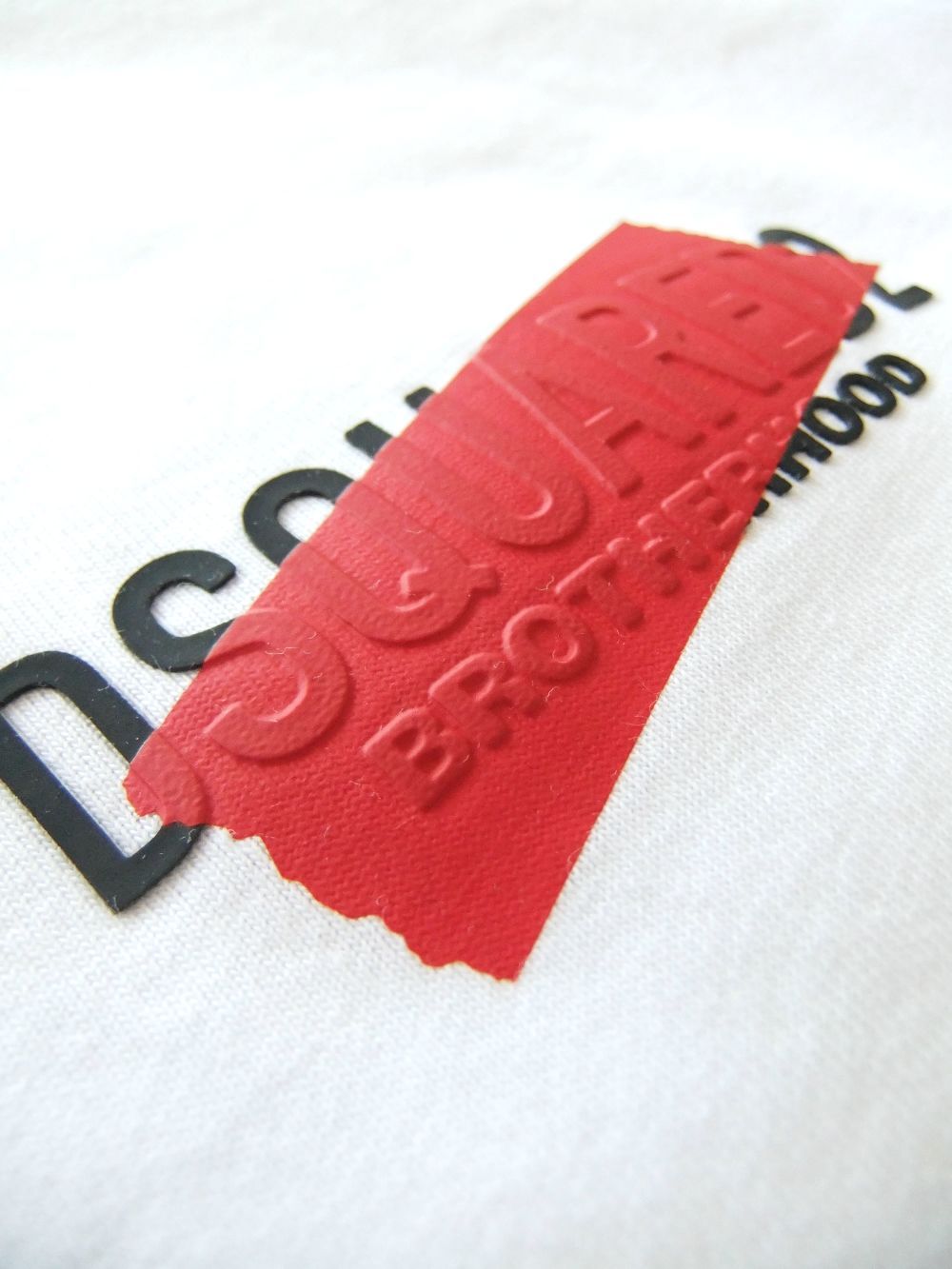 Taped 2  ロゴプリント T-SHIRT   (ホワイト) S74GD0804