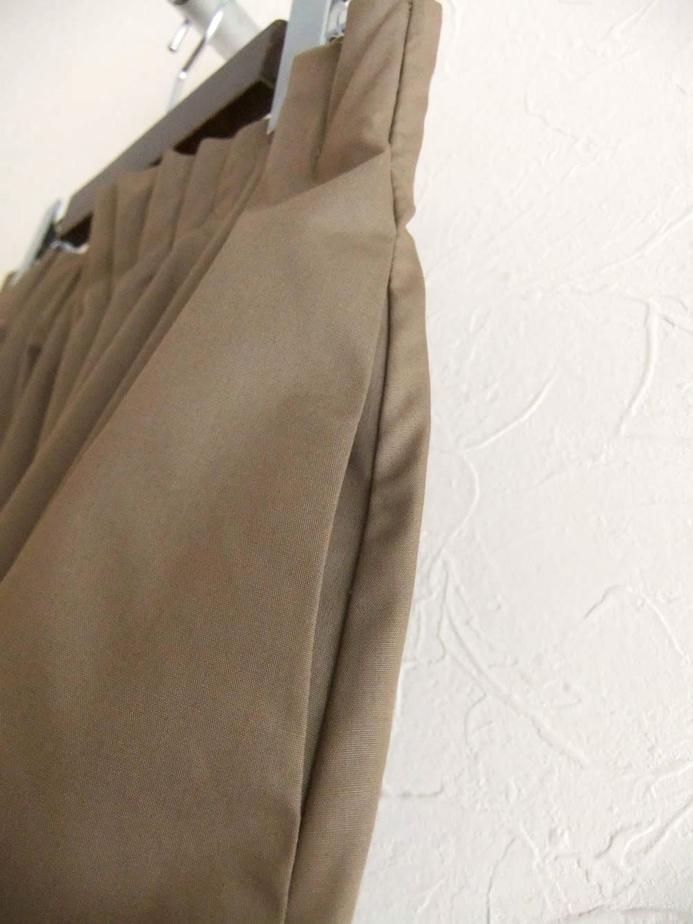 タックフレアー コットンMIX  マキシ丈 スカート  （モカ） MRM130SBA