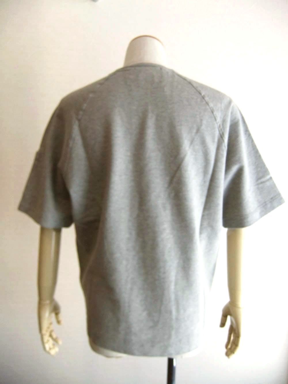 LIGHT FLEECE S/S SWEATSHIRT  (グレー) クルーネック半袖 スウェットシャツ