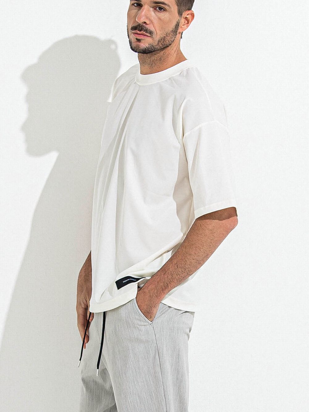 OX JERSEY OVER TEE  (ホワイト)   オックス ジャージー オーバーTシャツ