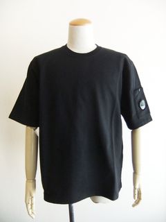 LIGHT FLEECE S/S SWEATSHIRT  (ブラック) クルーネック半袖 スウェットシャツ