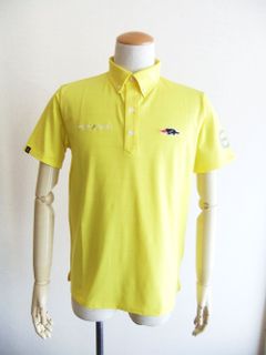 ALL LOGOS POLO (イエロー)   半袖B.D.ポロ  RSM-23006