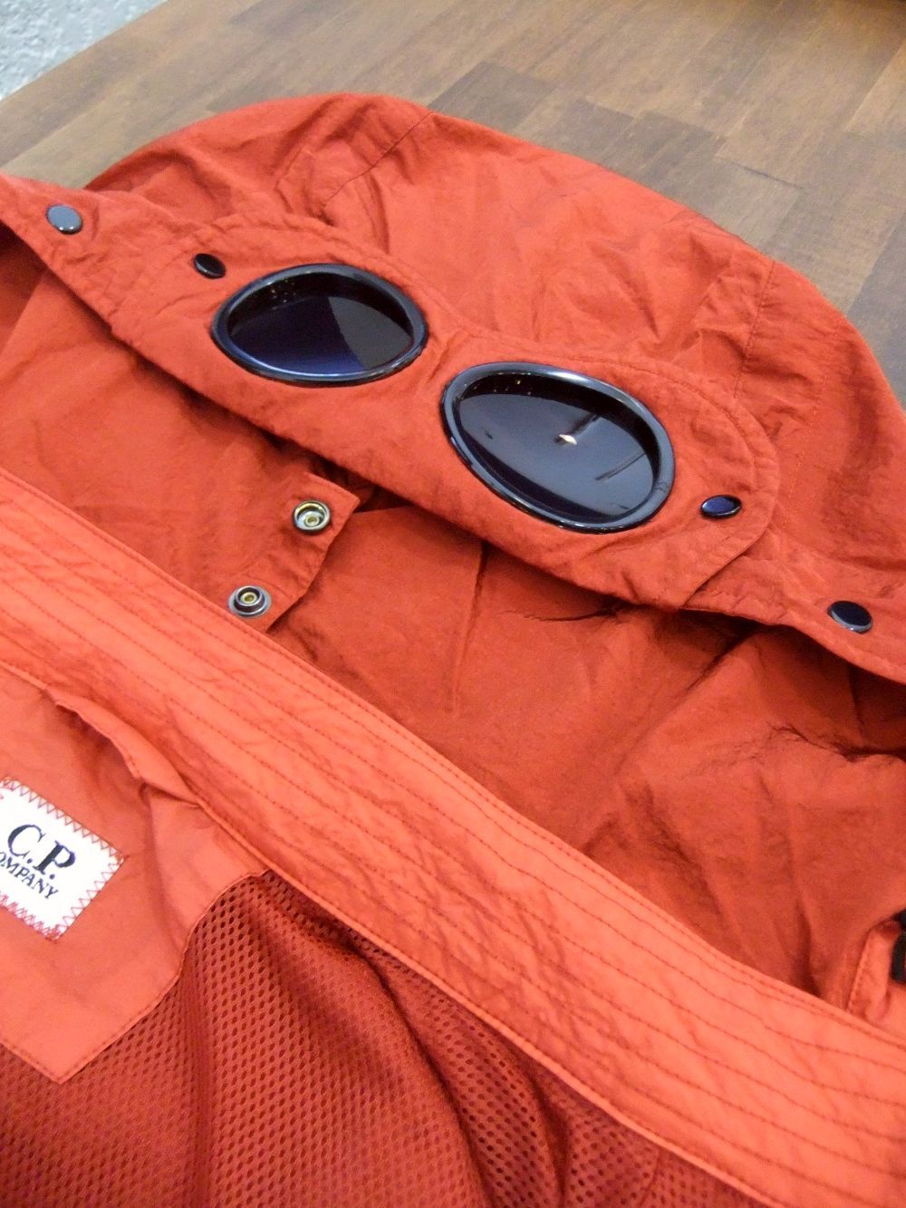 M.T.T.N GOGGLE OVERSHIRT   ナイロン ジップアップ ブルゾン  ( レッド )  09CMOS071A005709G