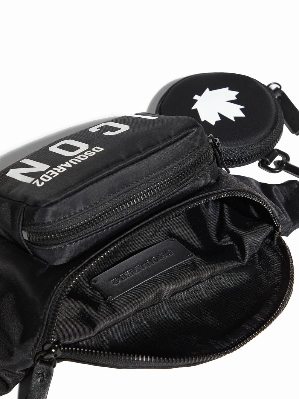 BE ICON BELT BAG   ICON ロゴ  レザー ミニウエストバッグ