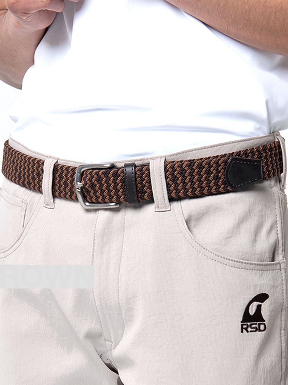 BRONX MESH BELT    メッシュベルト  (ブラウン)   RSA-25016