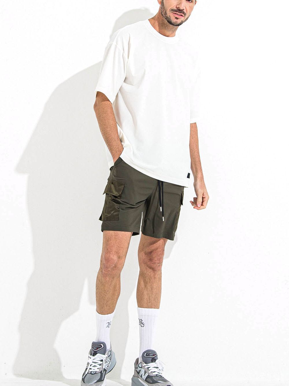 OX JERSEY OVER TEE  (ホワイト)   オックス ジャージー オーバーTシャツ
