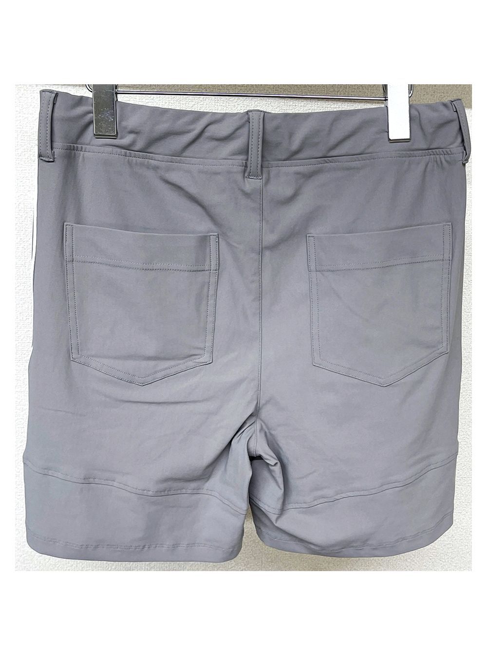 JOHNSON NYLON HP  (グレー)  ライン ナイロン ハーフパンツ