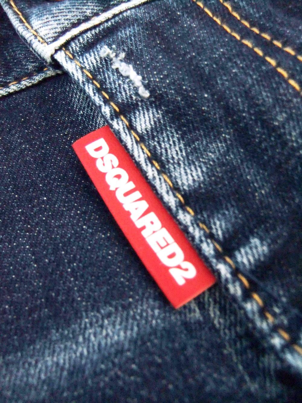 DARK WHITE LINE WASH LONDON BRO JEANS   ダメージ ワイドジーンズ   S71LB1581