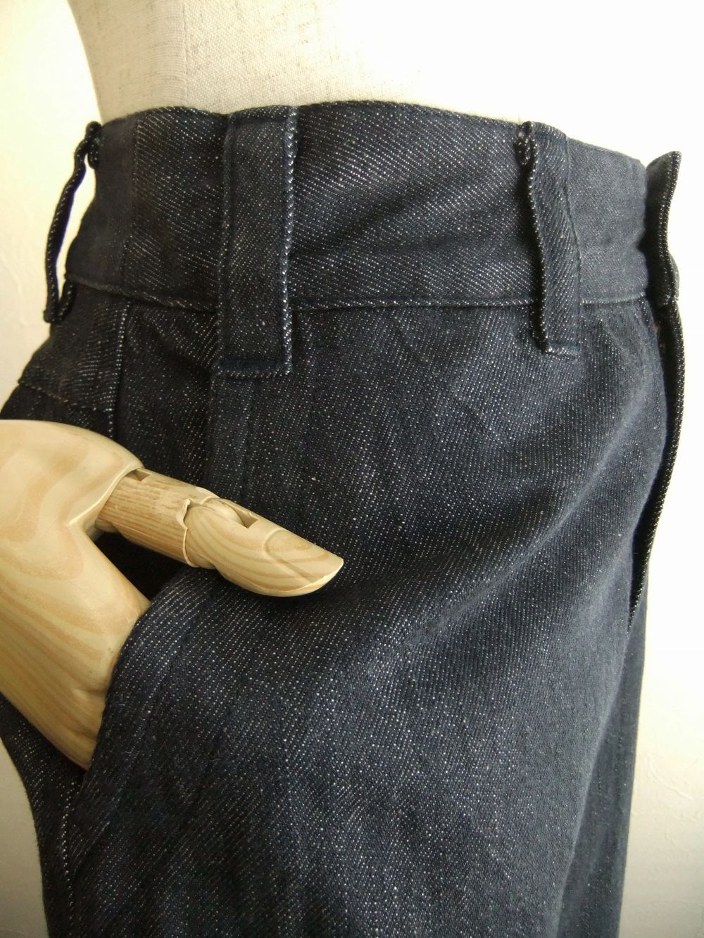 ウォッシュド  ワイド パンツ   203008