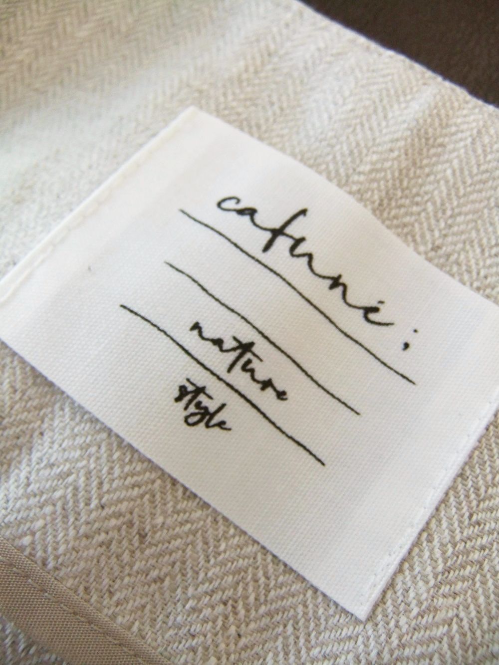 Linen Herringbone Gilet  リネン ヘリンボーン ジレ    515407