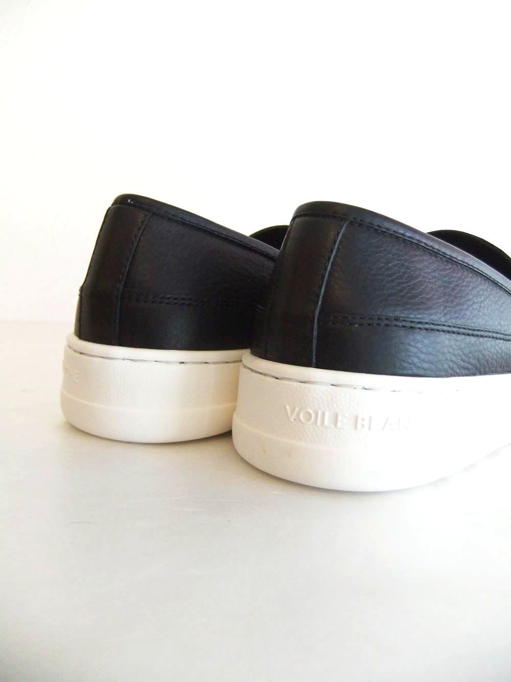 LAYTON SPIDY MOK   (ブラック)  レザー メッシュ スリッポン