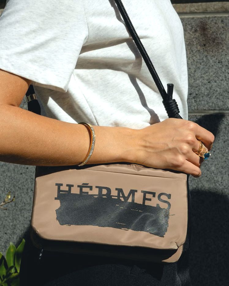【MICALLE MICALLE Account】 HOMMAGE  HFRMFS SHOULDER BAG（FOLDABLE）STRAP SET  (ベージュ) オマージュ ショルダーバッグ  MAC100GEE