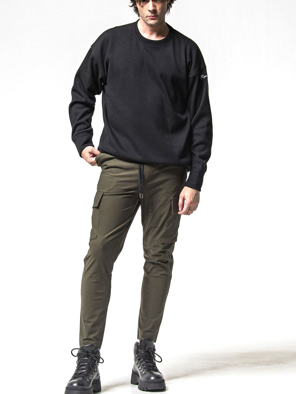 SUEDE DROP TRAINER  スエード ルーズ トレーナー