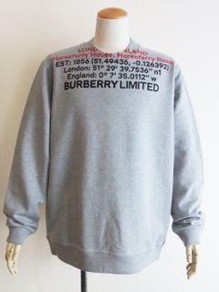 LOCATION PRINT COTTON SWEATSHIRTS  ロゴ プリント コットン トレーナー