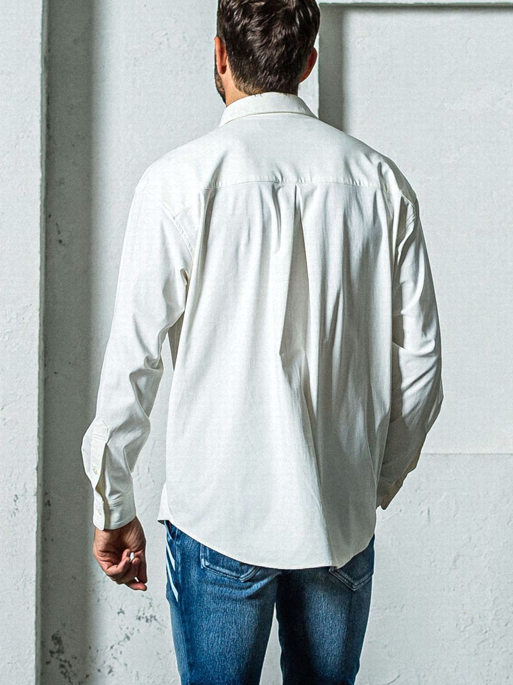 NYLON JACK SHIRTS （ホワイト）  ナイロン シャツ ジャケット