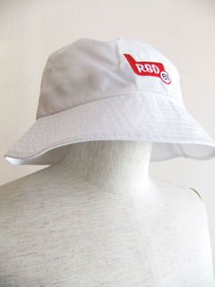 RED IRON HAT   (ホワイト)  ロゴ入り ハット    RSA-24011