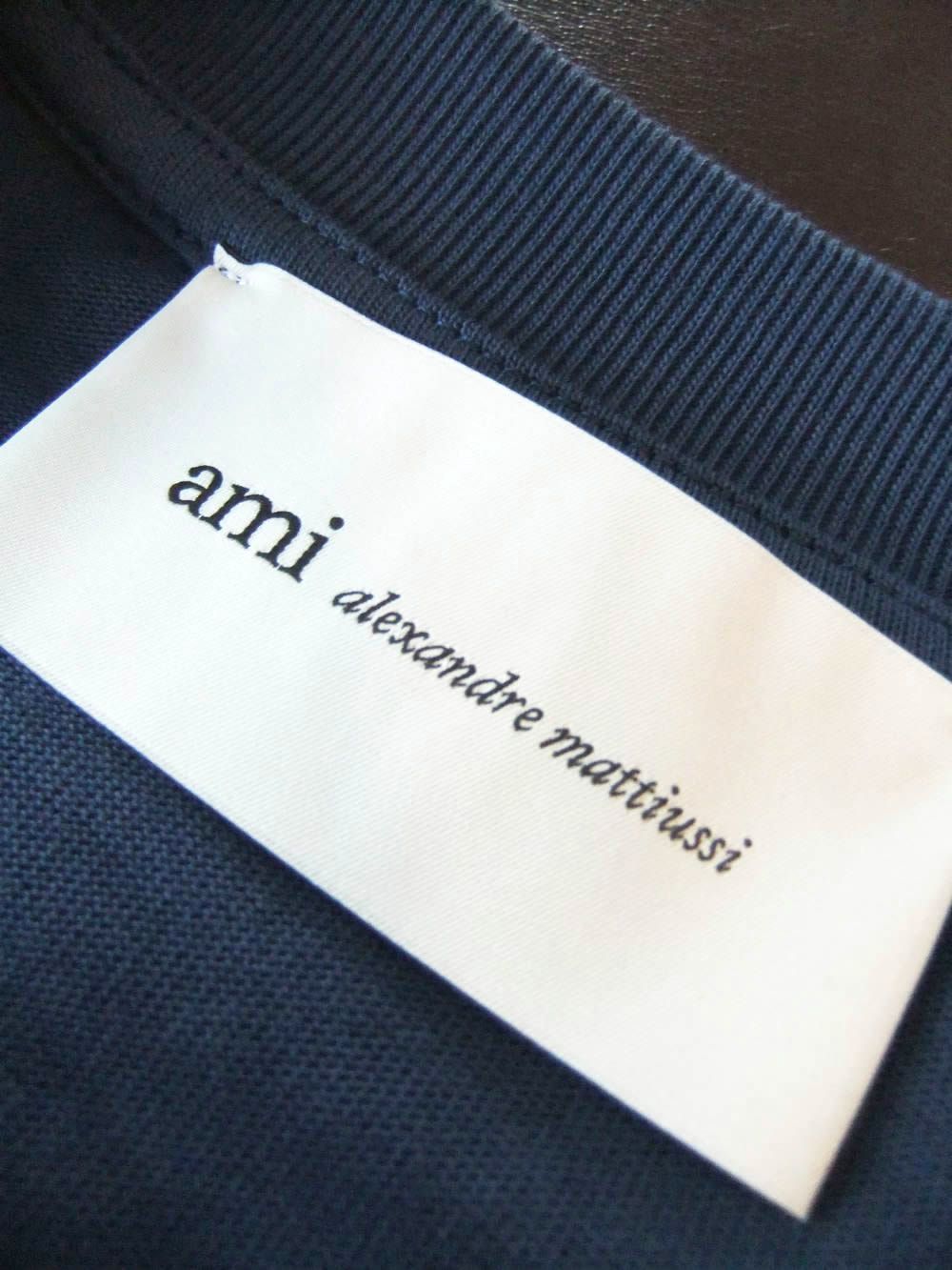 【ユニセックス】AMI DE COEUR  Tシャツ   刺繡ロゴ 半袖 Tシャツ
